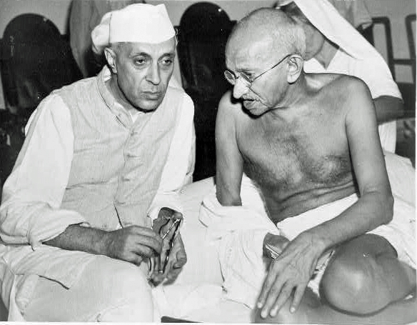 Nehru and Ghandi